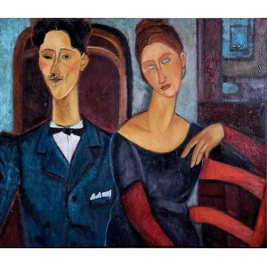 Krystyna Ruminkiewicz, Dialogue with Modigliani, 2023