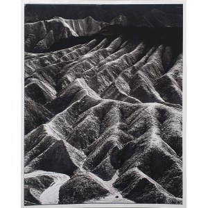Anselm Adams, Zabriskie Point, Národný pamätník Údolia smrti, Kalifornia, 1942, 1982 - 1983