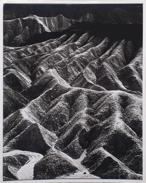 Anselm Adams, Zabriskie Point, Death Valley National Monument, California, 1942, 1982 - 1983