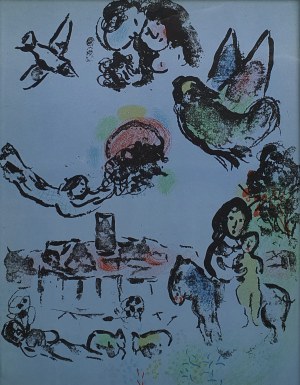 Marc Chagall, Noc w Vence, 1963
