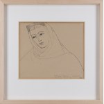 Tadeusz Kulisiewicz (1899 Kalisz - 1988 Warschau), Indische Frau aus dem Zyklus Indien, 1956