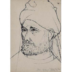 Tadeusz Kulisiewicz (1899 Kalisz - 1988 Varšava), Abdul Sami Khan z cyklu India, 1956