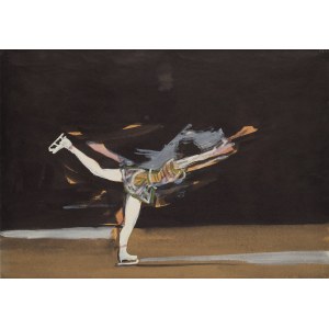 Andrzej Wróblewski (1927 Vilnius - 1957 Tatry), (Skater) [Skater No. 1224] from the series Athletics, 1957