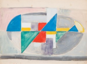 Jonasz Stern (1904 Kałusz k. Stanisławowa - 1988 Zakopane), Kompozycja abstrakcyjna, około 1950
