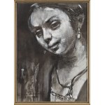 Zbigniew Makowski (1930 Warsaw - 2019 Warsaw), Portrait of a Woman , 1983
