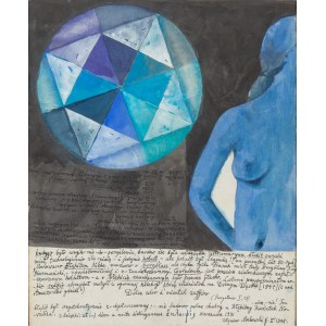 Zbigniew Makowski (1930 Varšava - 2019 Varšava), Indigo, 1995