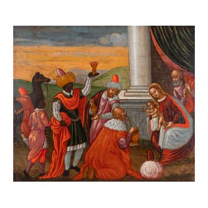 Adoration of the Magi, Veneto-Cretic School, Beginning of 16th century