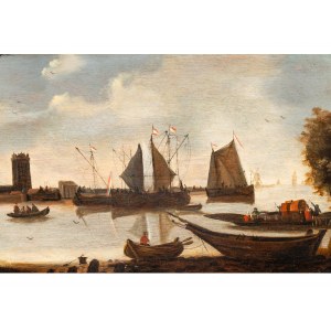 Aelbert Cuyp, Dordrecht 1620 - 1691 Dordrecht, Circle of, View of Haarlem?