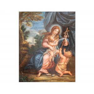 German School, 17th/18th century, Mary with Jesus and the Infant John