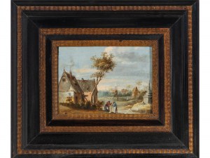 David Teniers the Younger, Antwerp 1610 - 1690 Brussels, Successor, Village landscape