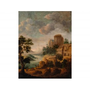 Ideal landscape, German-Dutch School, 17th/18th century