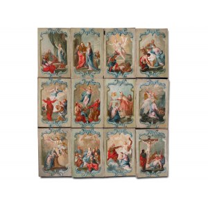 12 Scenes from the New Testament, South German, 18th century