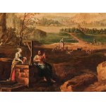 Monumental landscape painting of classicism, Marco Ricci