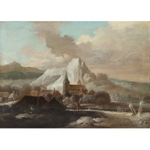 Winter landscape, German, 18th century