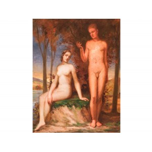 Hans von Marées, Elberfeld 1837 - 1887 Rome, Circle of, The Fall of Man