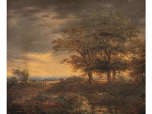 Jean-François Millet, Gréville-Hague 1814 - 1875 Barbizon, Circle of, Ideal landscape