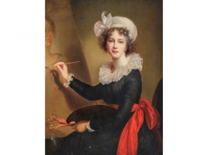 Élisabeth Vigée-Lebrun, Paris 1755 - 1842 Paris, Successor, Self-portrait in front of the easel