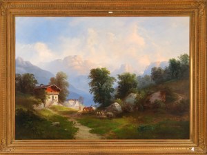 Franz Barbarini, Znojmo 1804 - 1873 Vienna, Idyllic landscape