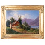 Emil Barbarini, Vienna 1855 - 1933 Brunn, attributed, Alpine landscape