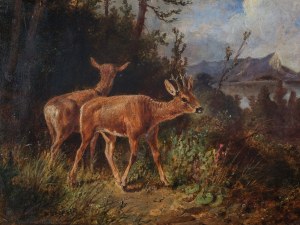 August Gerasch, Braunhirschen 1822 - 1908 Vienna