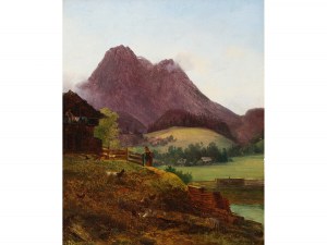 Friedrich Gauermann, Scheuchenstein 1807 - 1862 Vienna, attributed, Pre-Alpine landscape