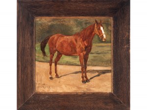 Ludwig Koch, Vienna 1866 - 1934 Vienna, Horse portrait
