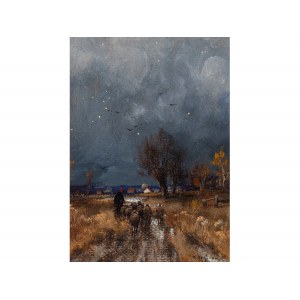 Adolf Kaufmann, Troppau 1848 - 1916 Vienna, Homecoming