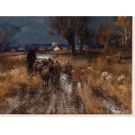 Adolf Kaufmann, Troppau 1848 - 1916 Vienna, Homecoming