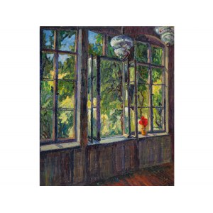 August Rieger, Vienna 1886 - 1941 Vienna, attributed, View from the veranda
