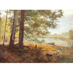 Hugo Darnaut, Dessau 1851 - 1937 Vienna, River Landscape