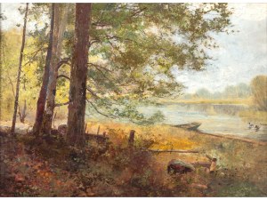 Hugo Darnaut, Dessau 1851 - 1937 Vienna, River Landscape