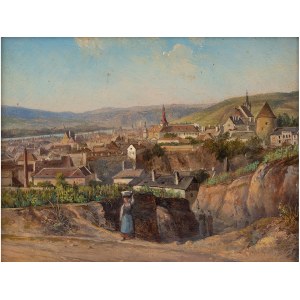 Unknown painter, View of the city of Krems