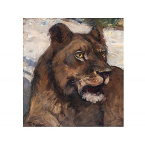 Franz Roubal, Wien 1889 - 1967 Irdning, Die Löwin