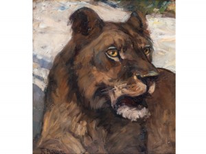 Franz Roubal, Vienna 1889 - 1967 Irdning, The Lioness