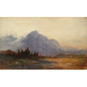 Anton Hansch, Vienna 1813 - 1876 Salzburg, Mountain landscape