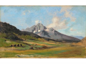 Anton Hansch, Vienna 1813 - 1876 Salzburg, Mountain landscape