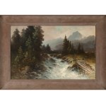 Oskar Mulley, Klagenfurt 1891 - 1949 Garmisch-Partenkirchen, Mountain landscape
