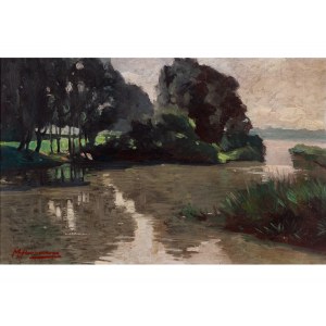 Max Hirschenauer, Schärding 1885 - 1955 Schärding, On the Danube