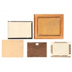 Mixed lot of 5 pieces, Small-format landscape depictions