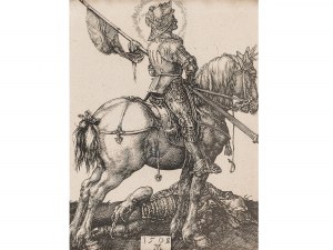 Albrecht Dürer, Nuremberg 1471 - 1528 Nuremberg, Successor, Saint George on horseback