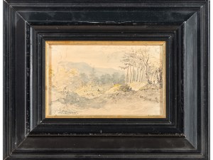 Johann Jakob II Dorner, Munich 1775 - 1852 Munich, Forest clearing