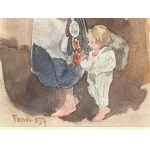 Peter Fendi, Vienna 1796 - 1842 Vienna, Mother with children