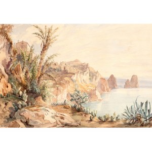 Carl Rottmann, Handschuhsheim 1797 - 1850 Munich, attributed, Southern Landscape