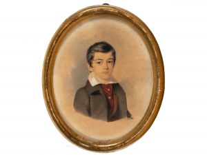Andreas Staub, Mariakirch in Alsace 1806 - 1839 Vienna, Boy's portrait