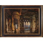 George Janny, Vienna 1864 - 1935 Vienna, Church interior