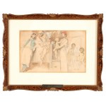 August von Pettenkofen, Vienna 1822 - 1889 Vienna, attributed, Study sheet