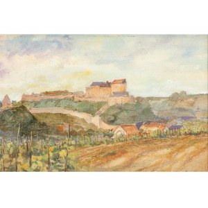 Unknown painter, View of a medieval town
