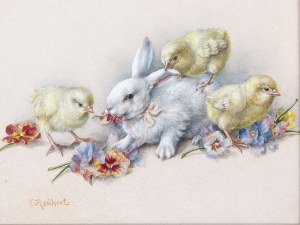 Carl Reichert, Vienna 1836 - 1918 Graz, Happy Easter