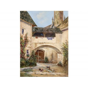 Max Suppantschitsch, Vienna 1865 - 1953 Dürnstein, Motif from the Wachau