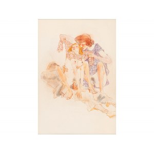 Otto Rudolf Schatz, Vienna 1900 - 1961 Vienna, Erotic scene